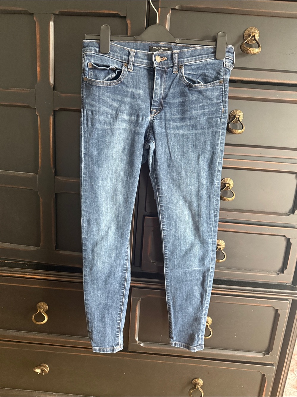 Banana Republic Women's Slim Skinny Jeans - Medium Blue Wash